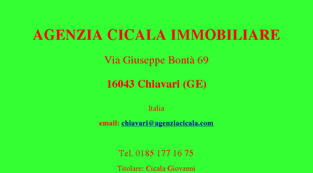 agenziaimmobiliare-chiavari.agenziacicala.com