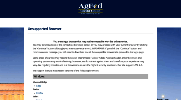 agfed.onlinebank.com