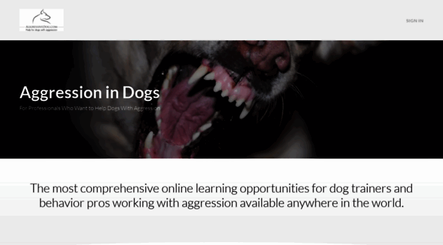 aggressivedog.thinkific.com