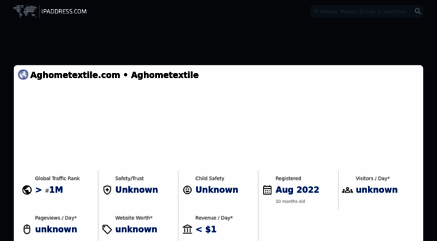 aghometextile.com.ipaddress.com