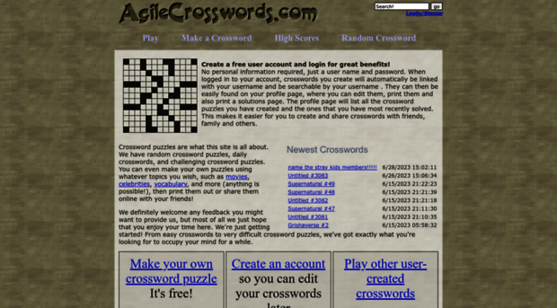 agilecrosswords.com