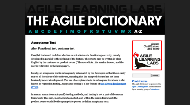 agiledictionary.com