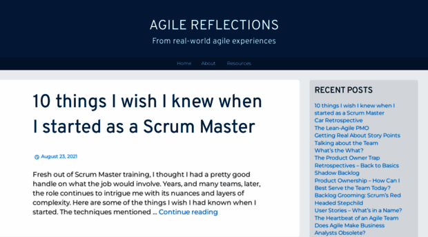 agilereflections.com