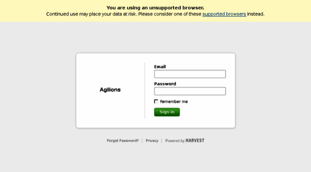 agilions.harvestapp.com