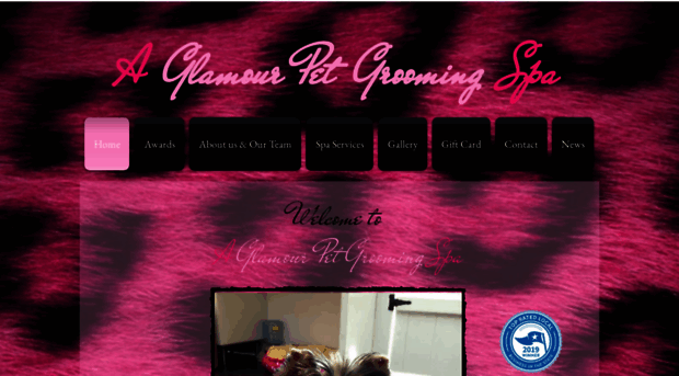 aglamourpetgroomingspa.com