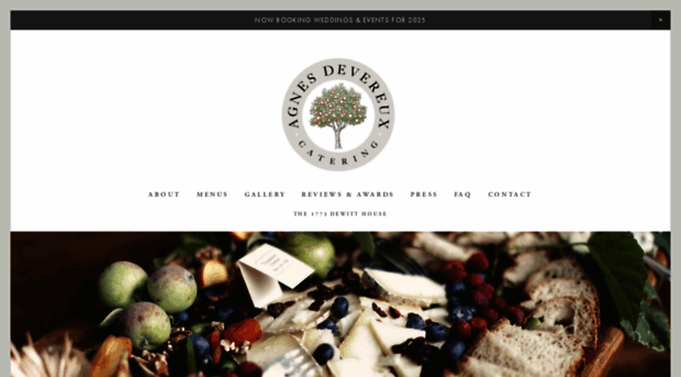 agnesdevereuxcatering.com