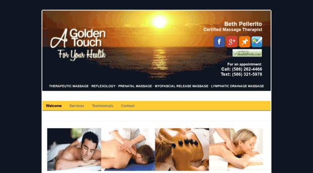 agoldentouchmassage.com