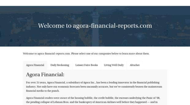 agora-financial-reports.com
