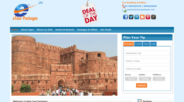 agra.etourpackages.com