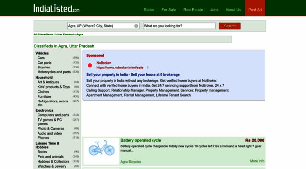 agra.indialisted.com