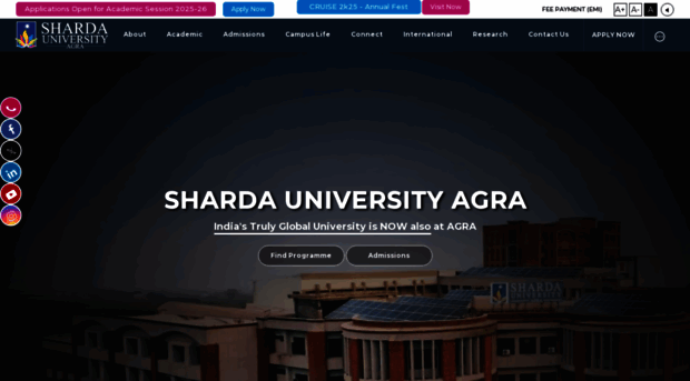 agra.sharda.ac.in