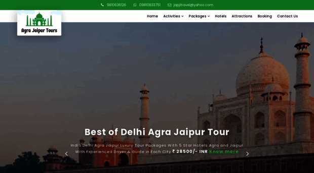 agrajaipurtours.com