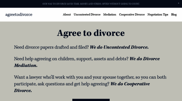 agreetodivorce.com