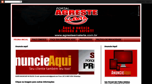 agresteemalerta.com.br