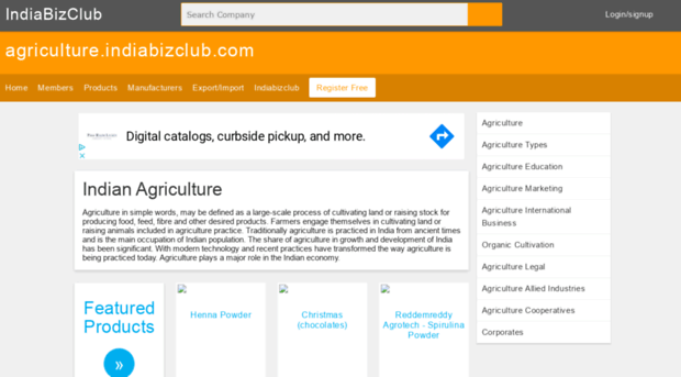 agriculture.indiabizclub.com