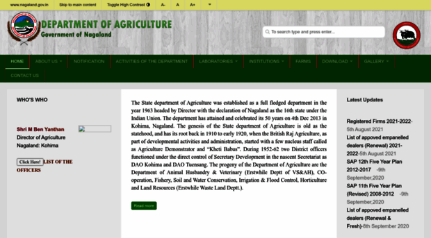 agriculture.nagaland.gov.in