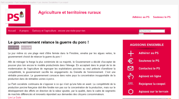 agriculture.parti-socialiste.fr