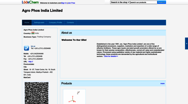 agrophos.lookchem.com