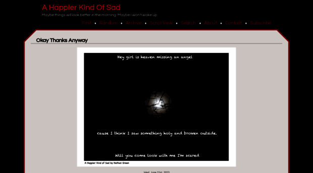 ahappierkindofsad.thecomicseries.com