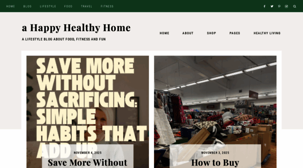 ahappyhealthyhome.com