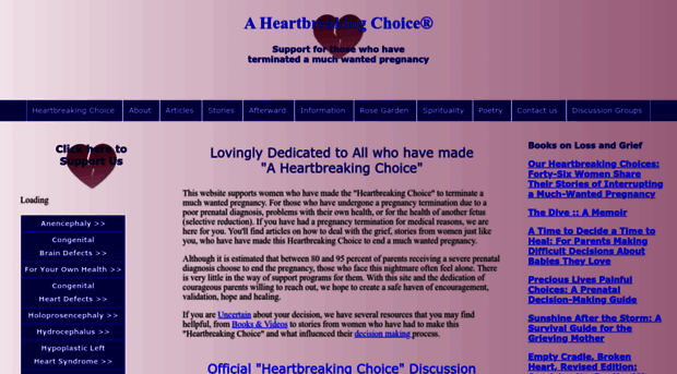 aheartbreakingchoice.com