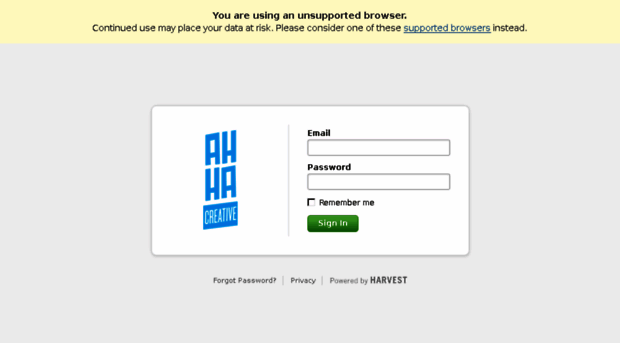 ahhacreative.harvestapp.com