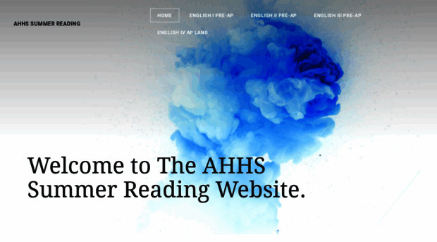 ahhssummerreading.weebly.com