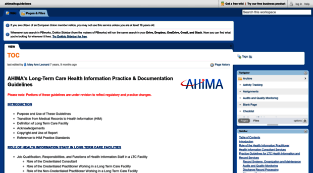 ahimaltcguidelines.pbworks.com