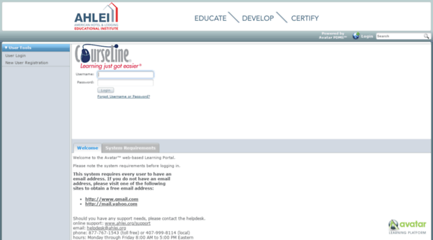 ahlei.sistemlms.com - Courseline - Ahlei Sistemlms