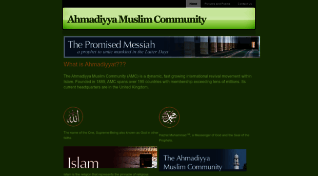 ahmadiyyamuslimcommunity.yolasite.com