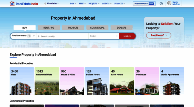 ahmedabad.realestateindia.com