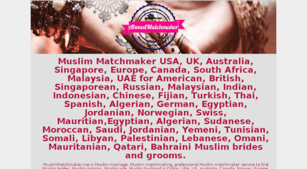 ahmedmatchmaker.wordpress.com