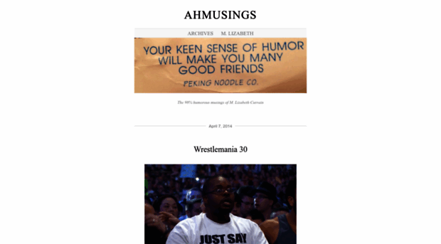 ahmusings.com