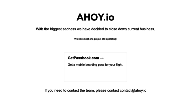 ahoy.io