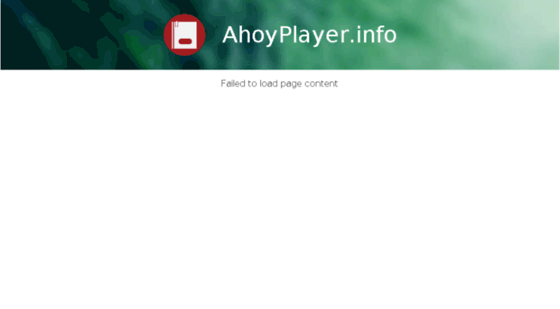 ahoyplayer.info