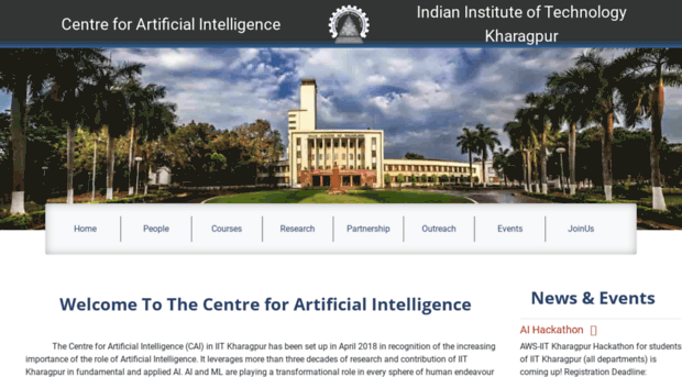 Ai.iitkgp.ac.in - Centre For Artificial Intellig... - Ai IIT Kgp