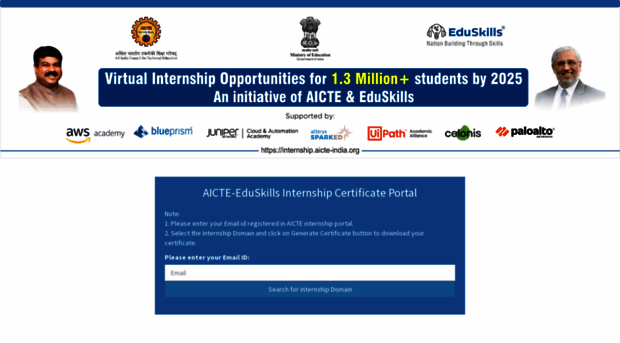 aicte-internship.eduskillsfoundation.org