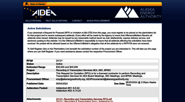 aideaaeaprocurement.org