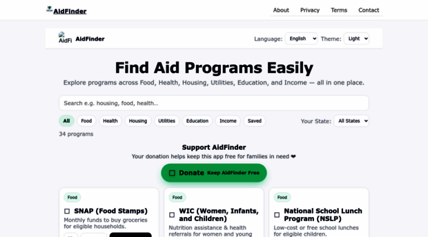 aidfinder.org