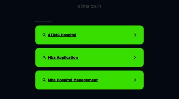 aiims.co.in