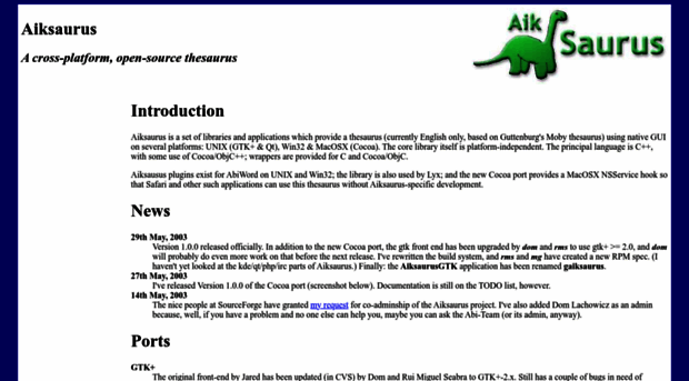 aiksaurus.sourceforge.net