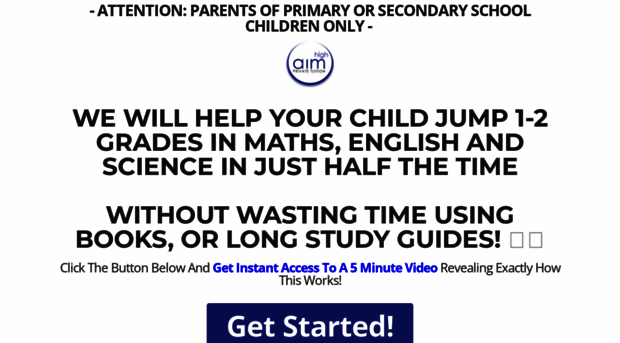aimhighonlinetuition.com
