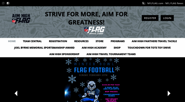 aimhighyouthsports.com