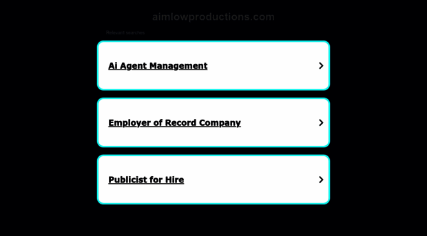 aimlowproductions.com