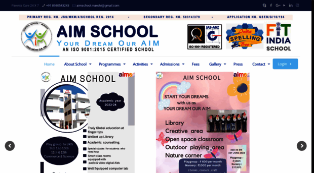 aimschoolmandvi.com