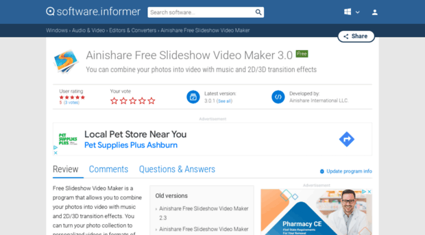 ainishare-free-slideshow-video-maker.software.informer.com