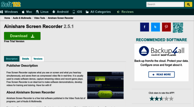 ainishare-screen-recorder.soft112.com