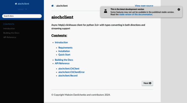 aiochclient.readthedocs.io