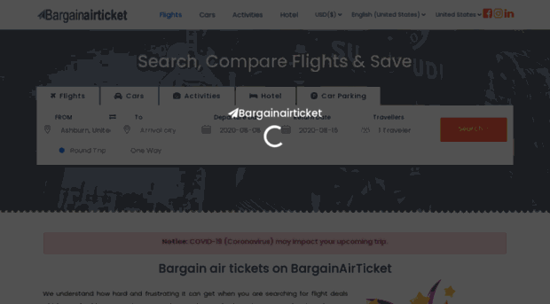 air.bargainairticket.com