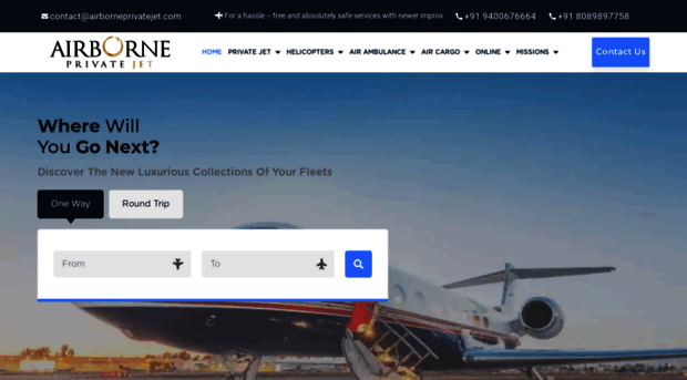 airborneprivatejet.com